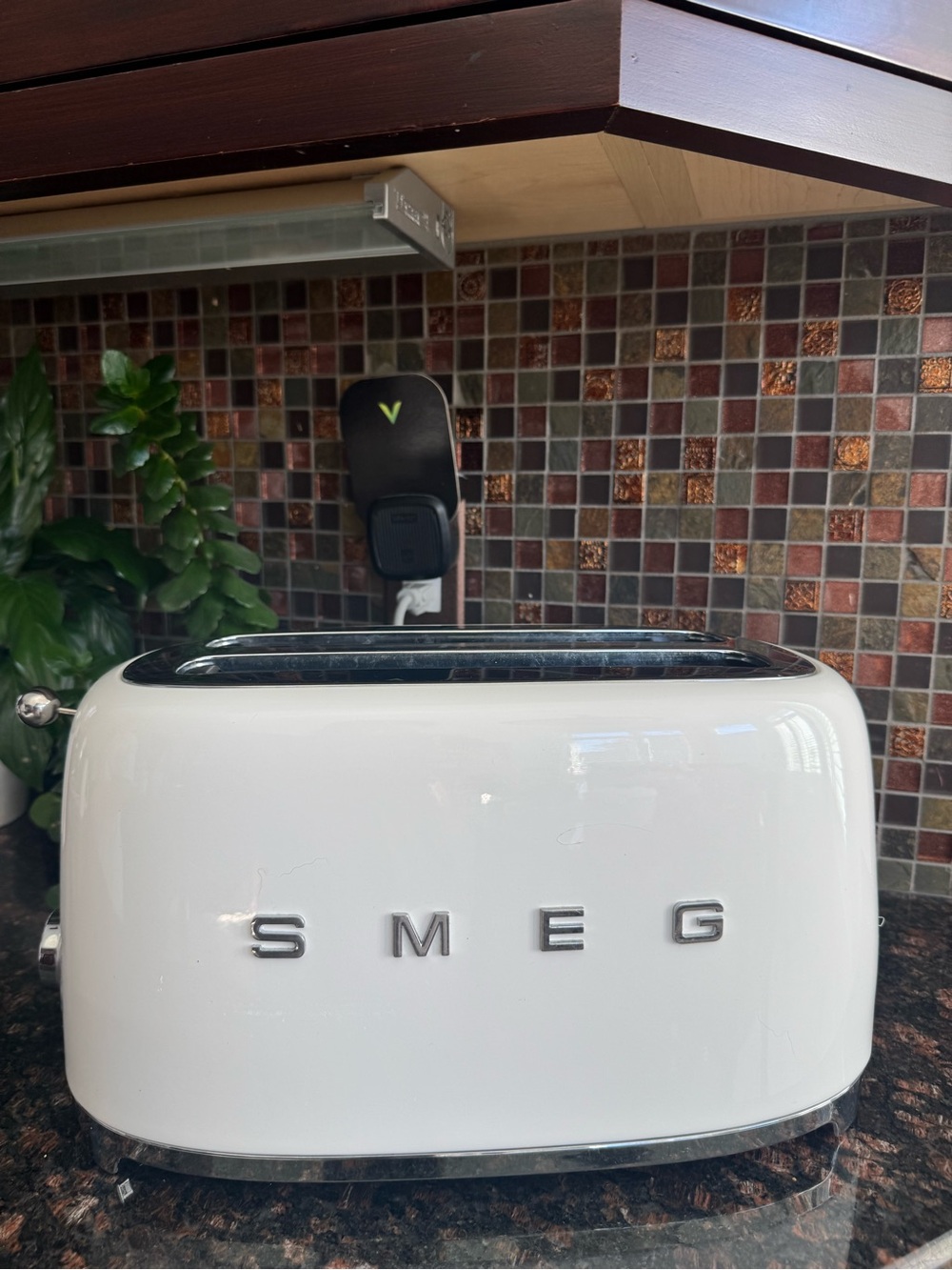 SMEG White 2-Slice Retro Toaster - Glossy White Finish
